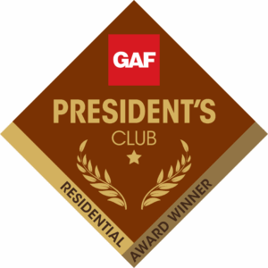 GAF Presidents Club Award Nitro Roofing